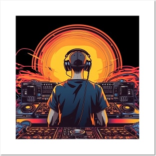 DJ's t-shirt, Techno Music Posters and Art